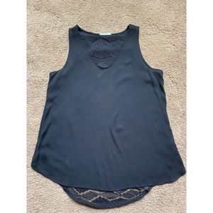 Lush tank w/lace back detail